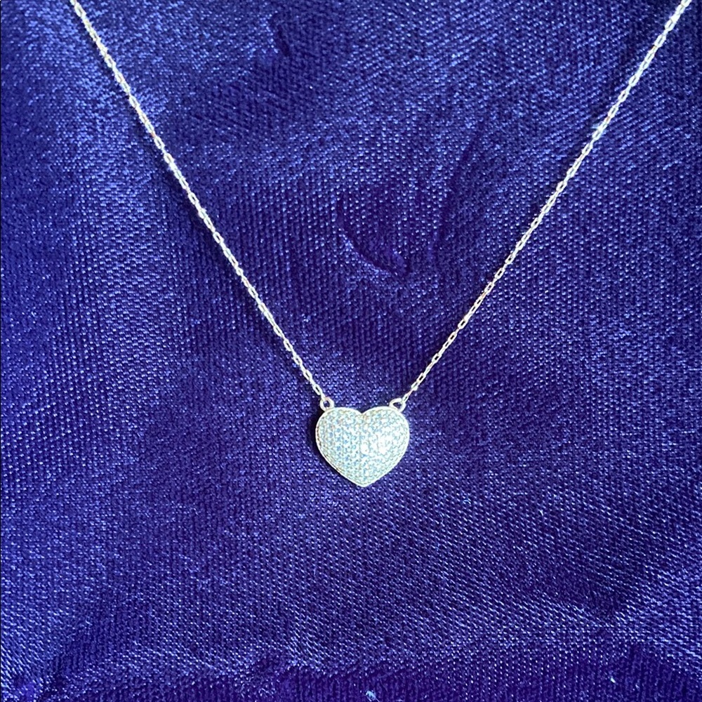 Pave Diamond & 14k Gold Necklace